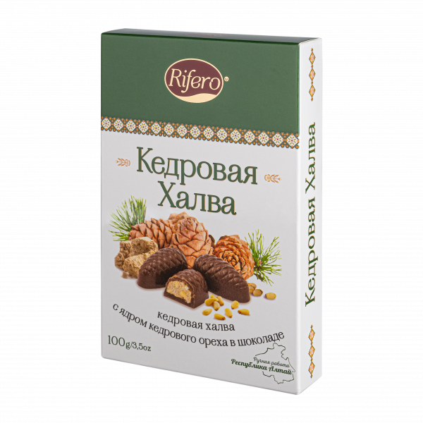 №1 Риф и ко Конфеты "Кедровая халва" 100г   в Королёве