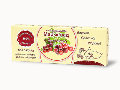  Мармелад натуральный "Брусника" 140г в Королёве