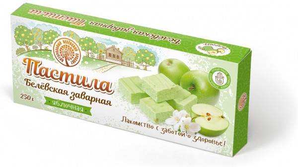 №1 Заварная пастила "Яблочная" 250г  в Королёве