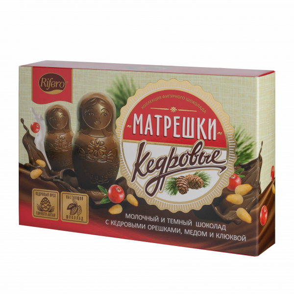 №1 Риф и ко Конфеты "Матрёшки кедровые" 100г           в Королёве