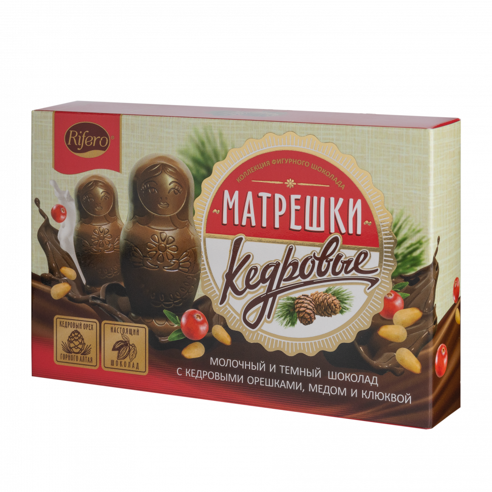  Риф и ко Конфеты "Матрёшки кедровые" 100г           в Королёве