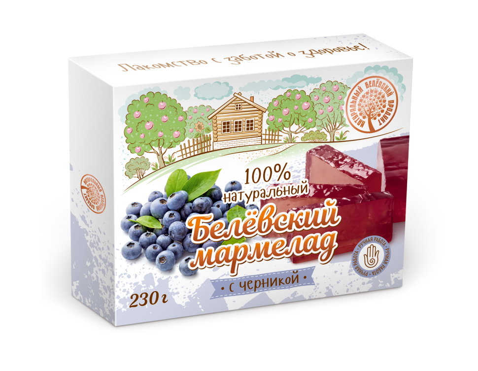 Мармелад белевский "Черника" 230г в Королёве
